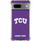 Texas Christian University TCU Horned Frogs Google Pixel 8a Clear Case